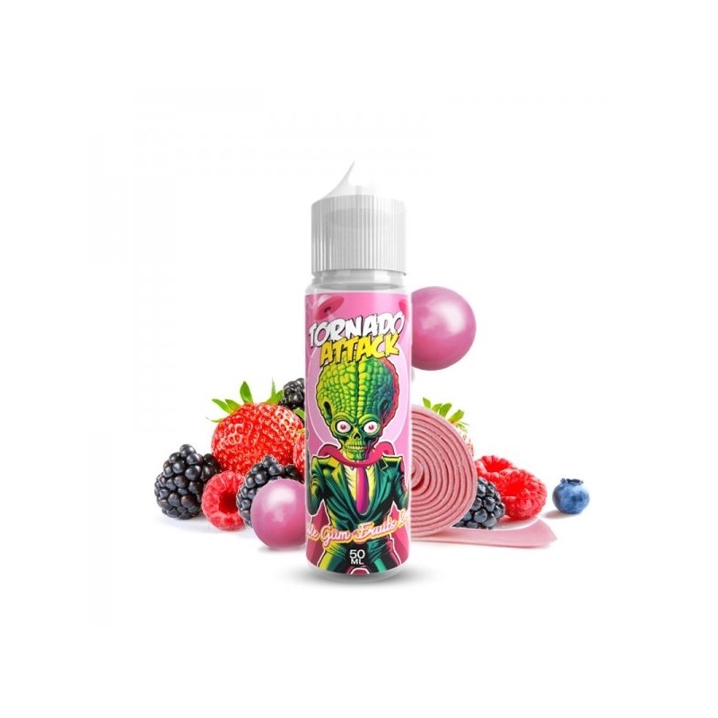 Bubble Gum Fruits Rouges 50ml Tornado Attack