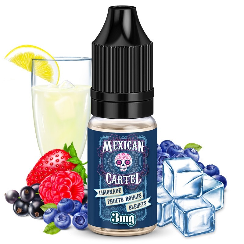 LIMONADE FRUITS ROUGES BLEUETS 10/50/100ml MEXICAN CARTEL