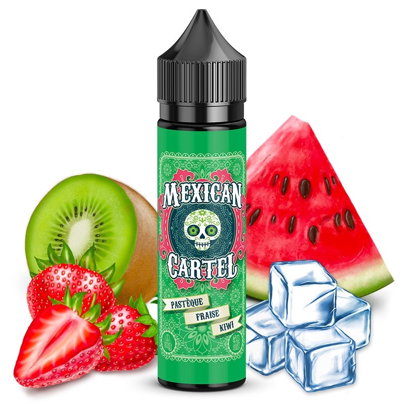 PASTEQUE FRAISE KIWI 10/50/100ml MEXICAN CARTEL